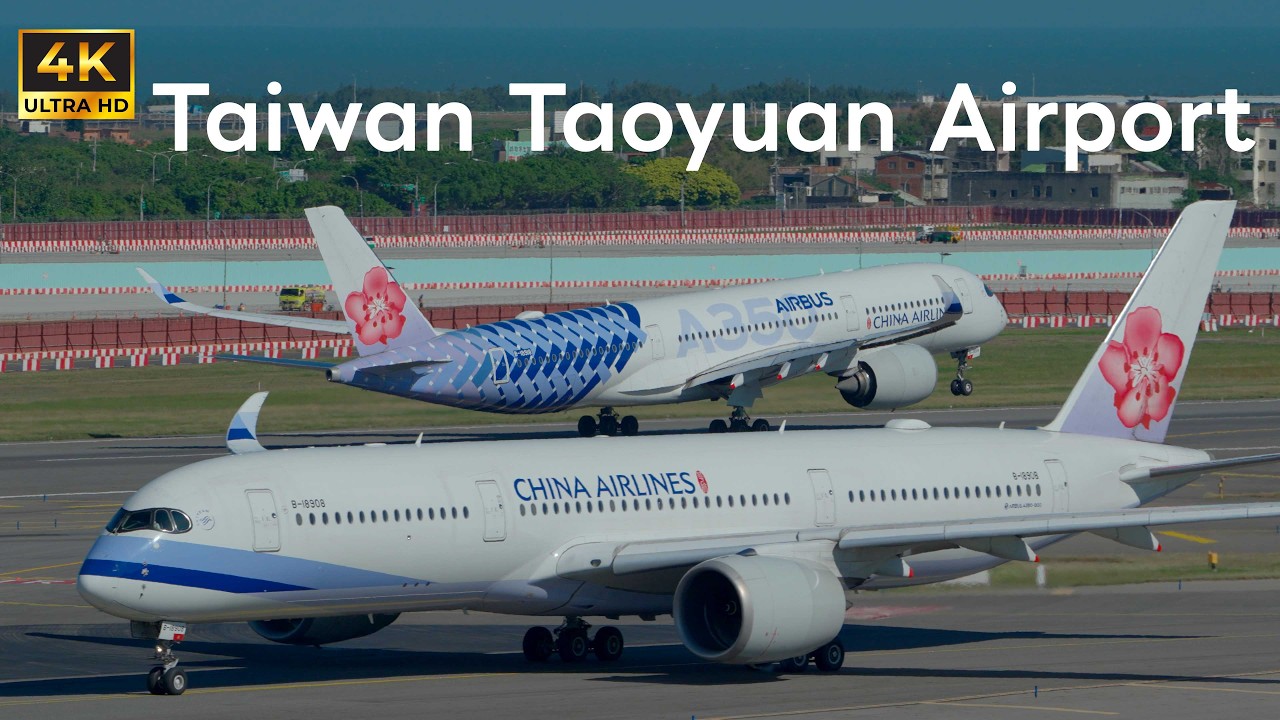 25架飛機近距離特寫！桃園機場南北跑道｜25 Aircraft Close-Up Spotting at Taiwan Taoyuan Airport