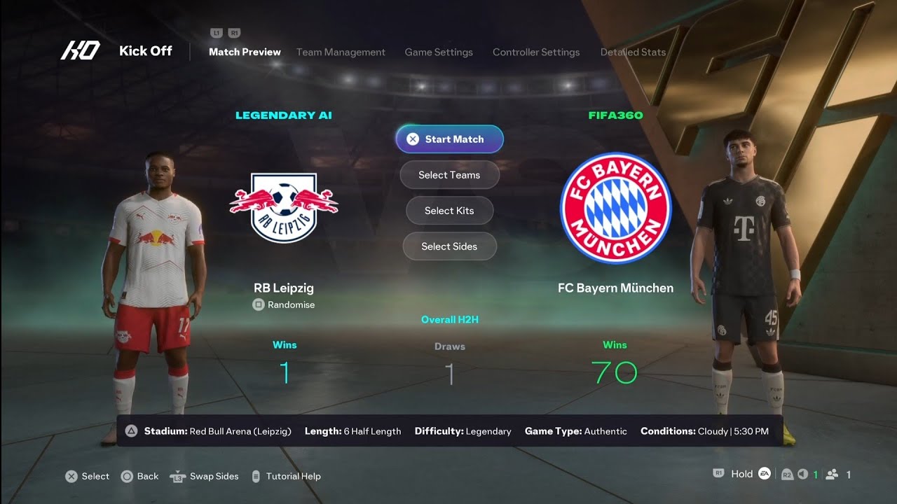 EA SPORTS FC 26 | Legendary | BUNDESLIGA | RB Leipzig v FC Bayern München | Redbull Arena (Leipzig)
