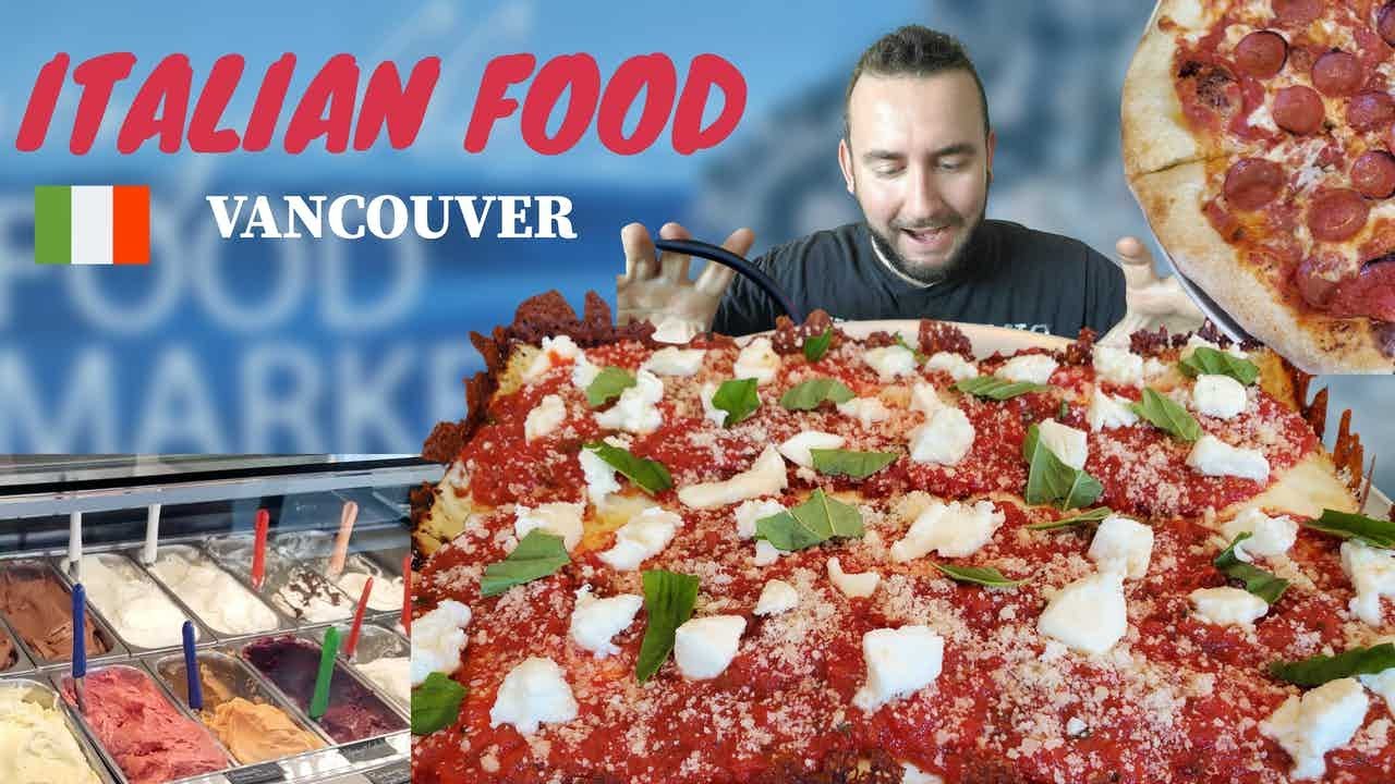 Italian Food In Vancouver - Incredible PIZZA, LASAGNA + Best Panini & Gelato!!