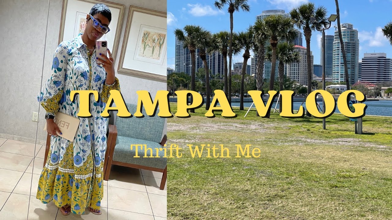 Tampa Vlog | Thrift With Me In Tampa | Designer Finds | MsGlamDoll Tv