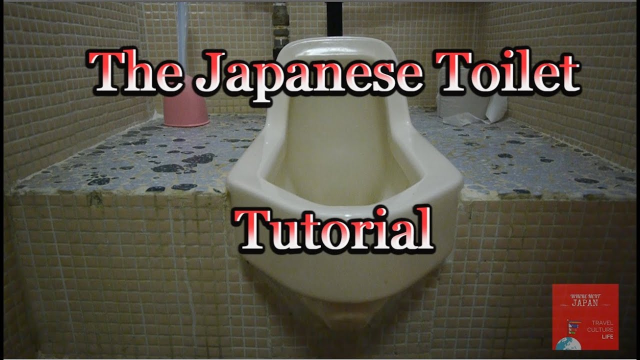 How To Use A Japanese Style Toilet - SFW