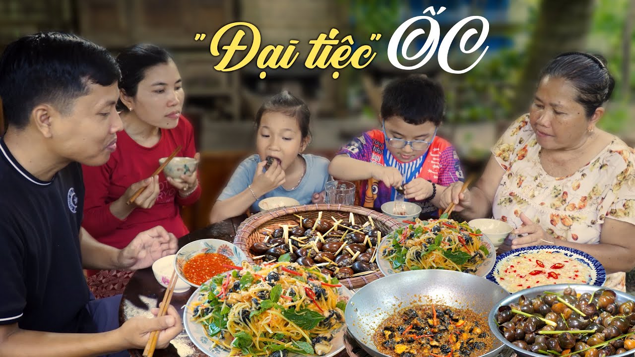 Ốc Bươu Làm 4 Món Đậm Chất Dân Dã Của Ẩm Thực Miền Tây