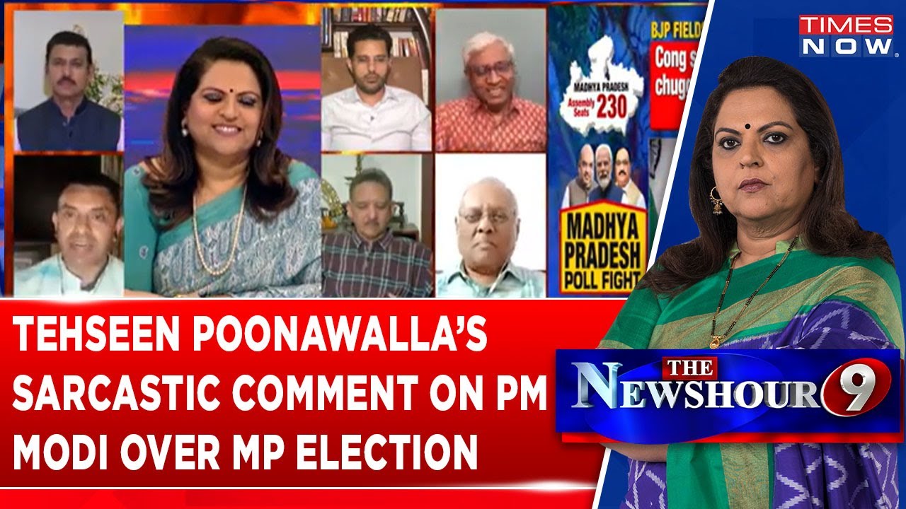 'Even PM Modi Resigns & Becomes CM Of M.P. Still Congress Will Win,' Tehseen Poonawalla On Times Now