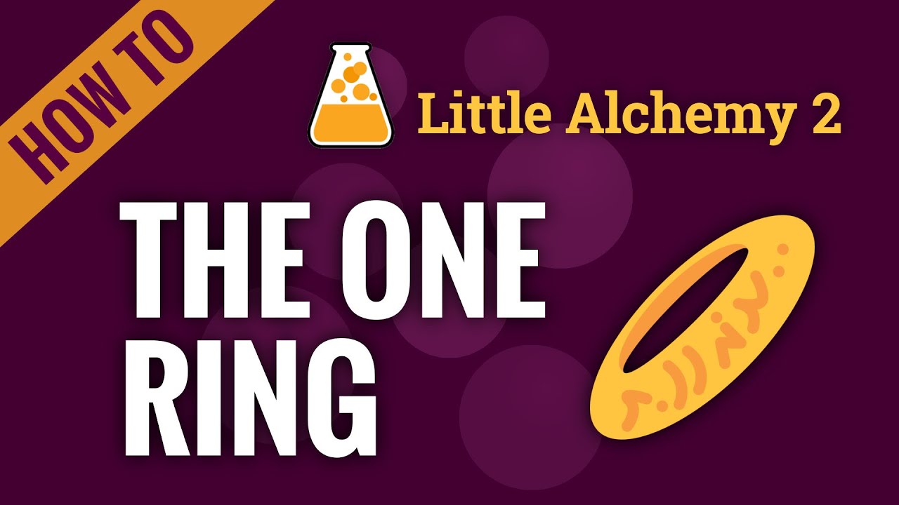 How to make THE ONE RING in Little Alchemy 2