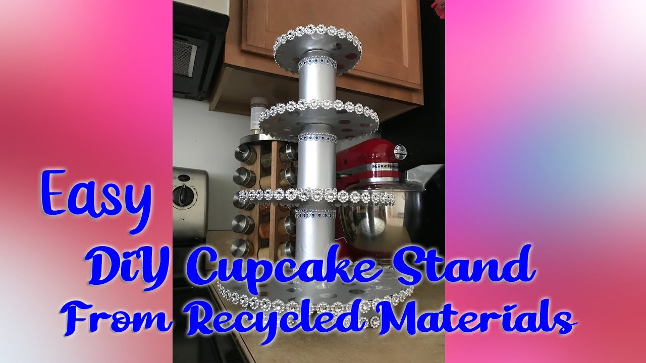 Easy DIY Cupcake Stand from Recycled Materials/DIY Crafts Cardboard Idea