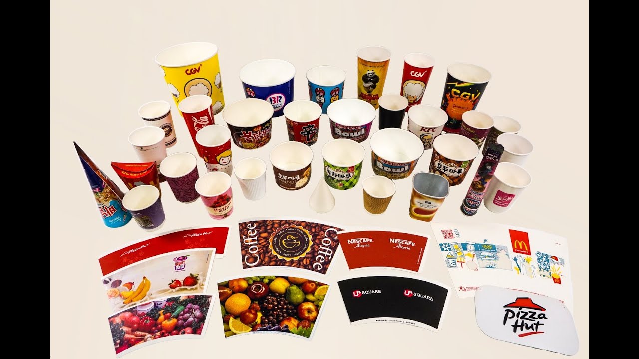 Paper Cup Printing and Blanking machinery (HWI introduction)