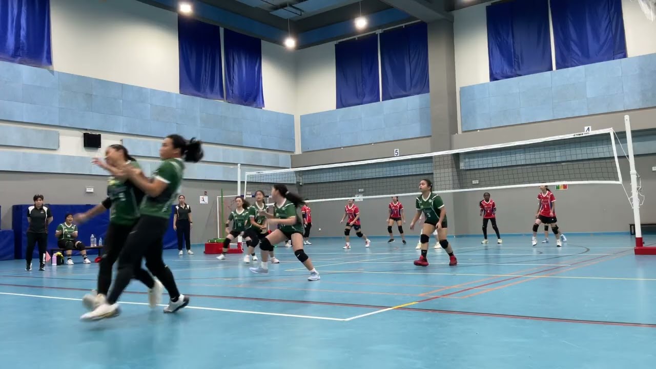 The 8th Xpats Juniors Volleyball Tournament - Play-Off Friendly Games (Girls Red vs Green)