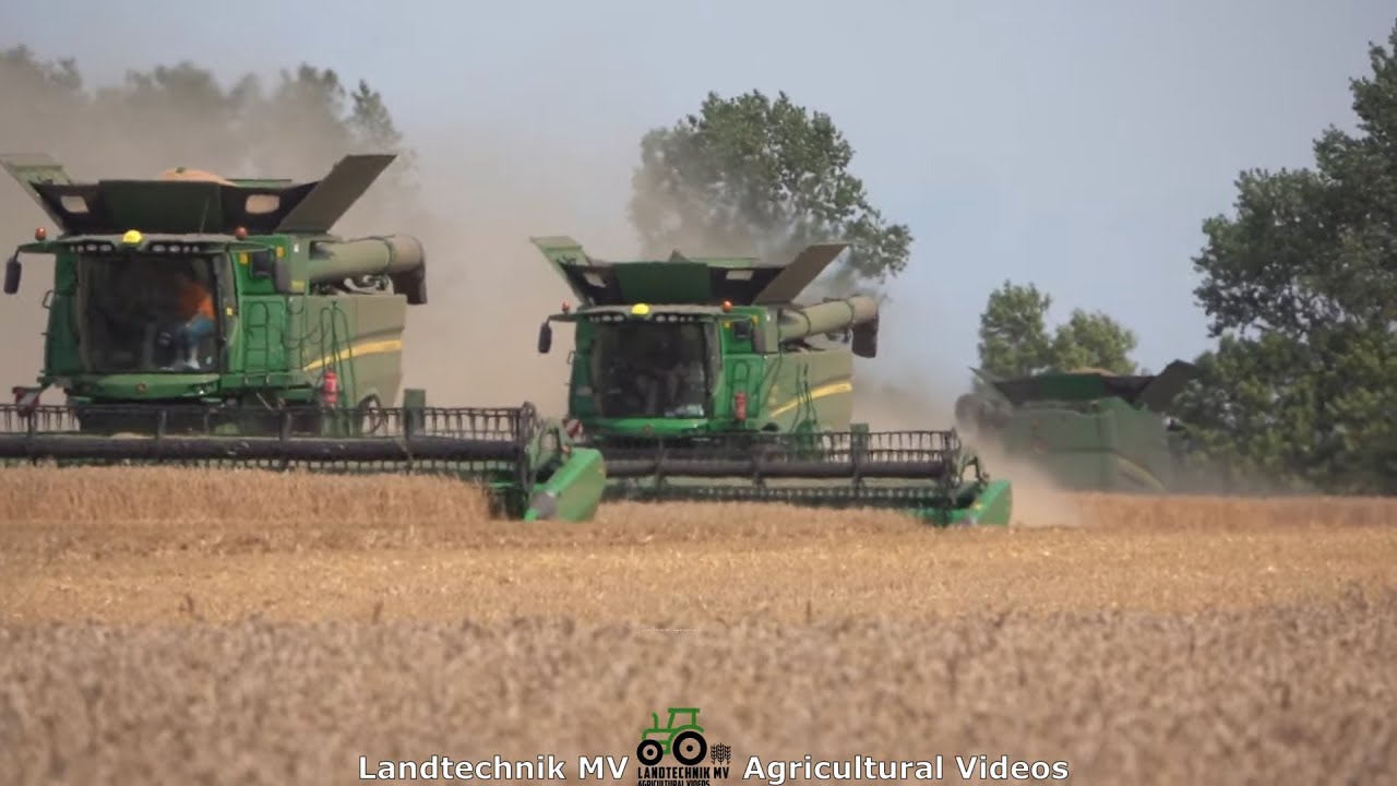 3x John Deere S 780i - ++ / Getreideernte - Grain Harvest 2021