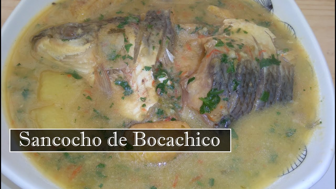 Sancocho de Bocachico con Leche de Coco