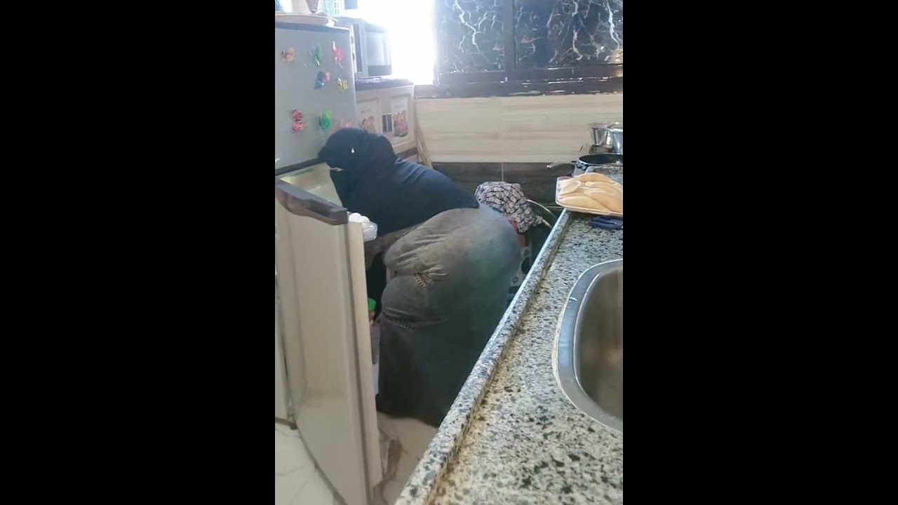#روتيني_اليومي روتين الست البلدى بالعبايه فى المطبخ جديد ورهيب 