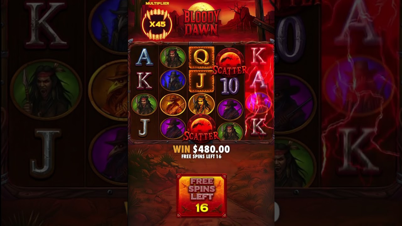 MAX WIN !!!! NEW SLOT BLOODY DAWN 🤑#slots #casino #maxwin