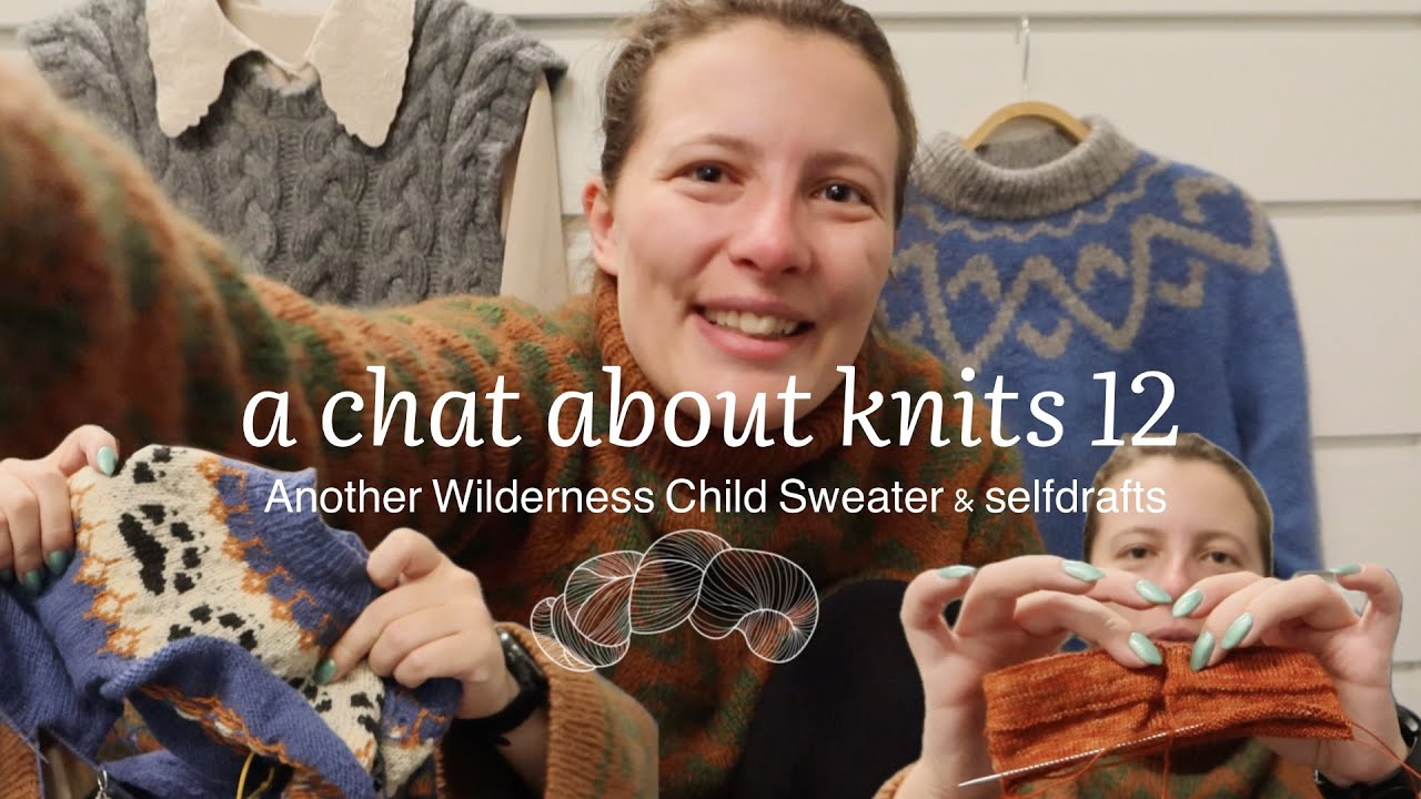 a chat about knits 12 - Another Wilderness Child sweater & selfdrafts