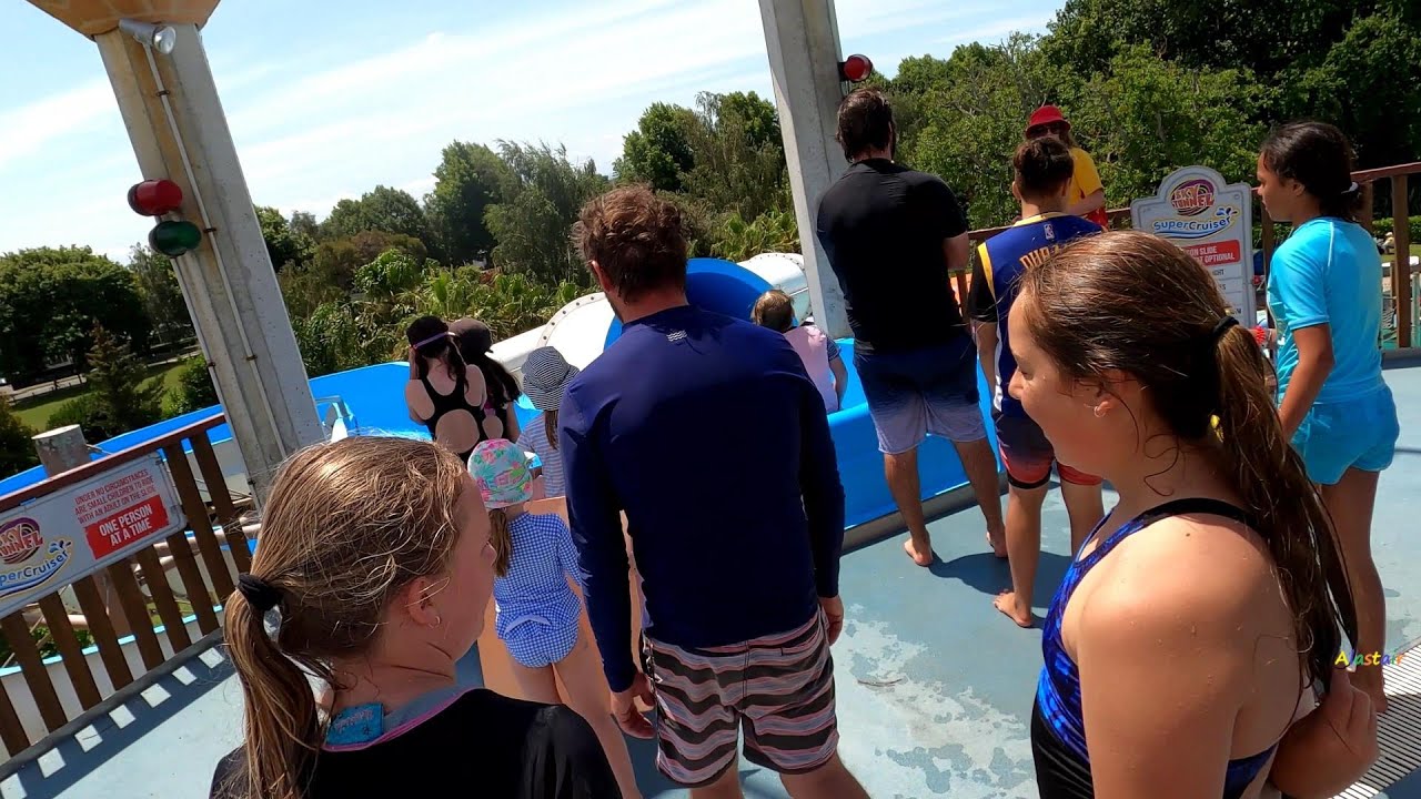 Splash Planet, Hastings NZ Jan 2020 EP29 Super Cruiser slide