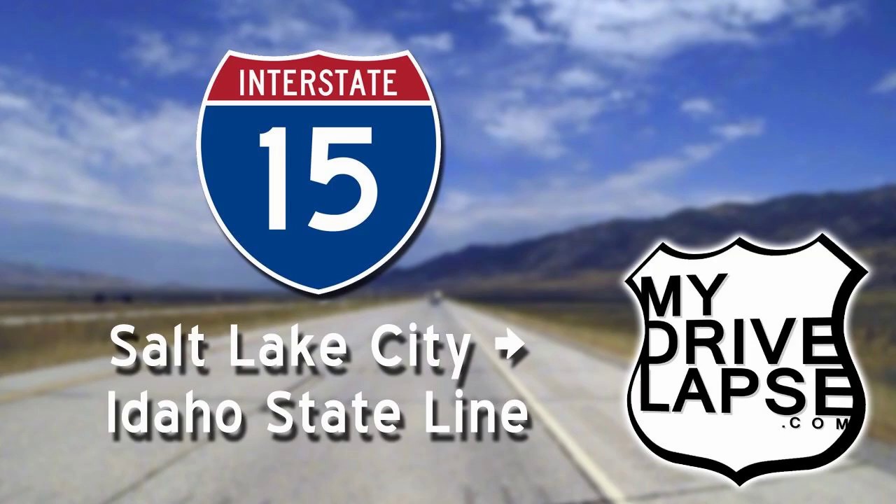 Salt Lake City to Idaho on Interstate 15