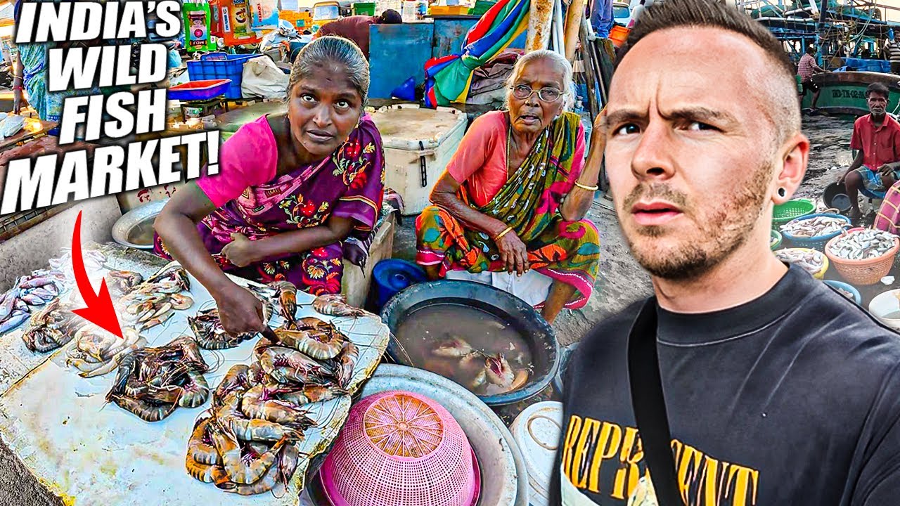 Inside Chennai's Giant Fishing Village - Kasimedu Like You've Never Seen 🇮🇳