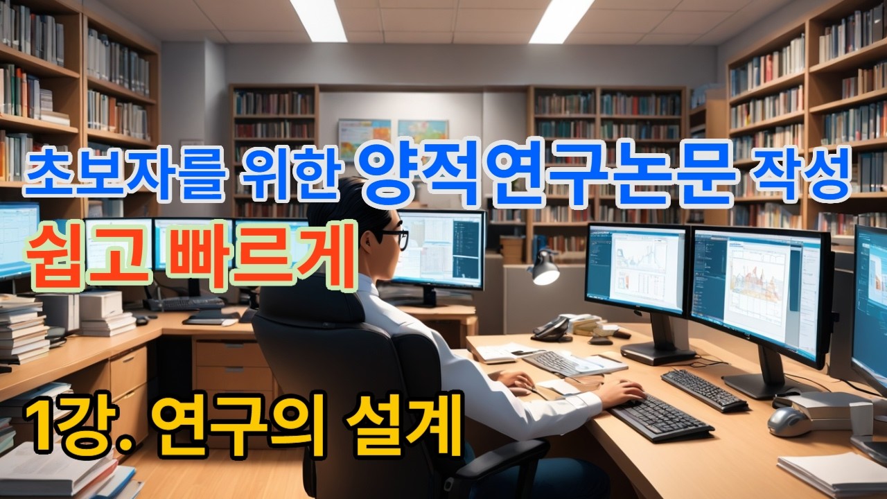 양적연구방법론 e01. 연구설계의 이해 #논문작성법 #양적연구 #SPSS #AMOS #통계분석 #석사논문 #박사논문 #학위논문 #연구방법론 #연구모델 #조작적정의 #데이터분석