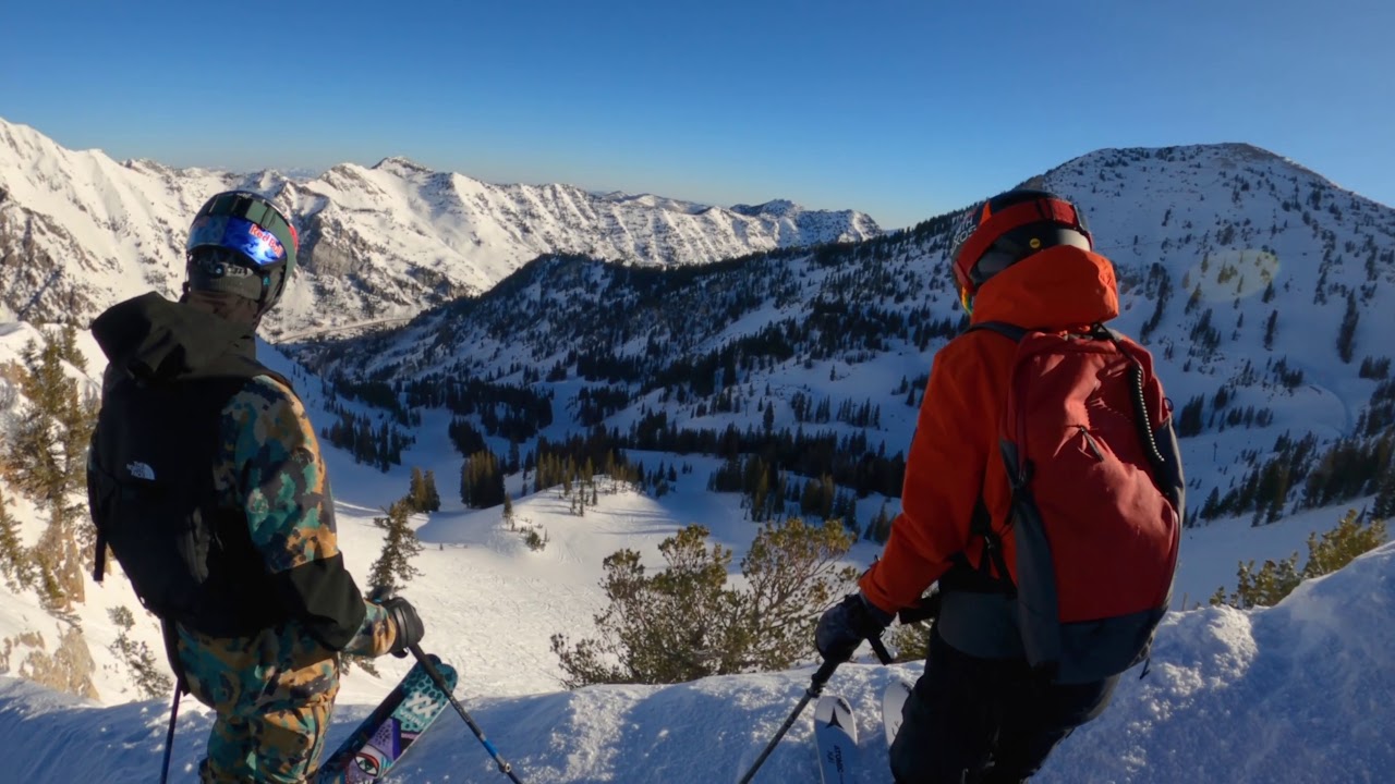 Kai Jones with John Collinson at Snowbird | Snowbird
