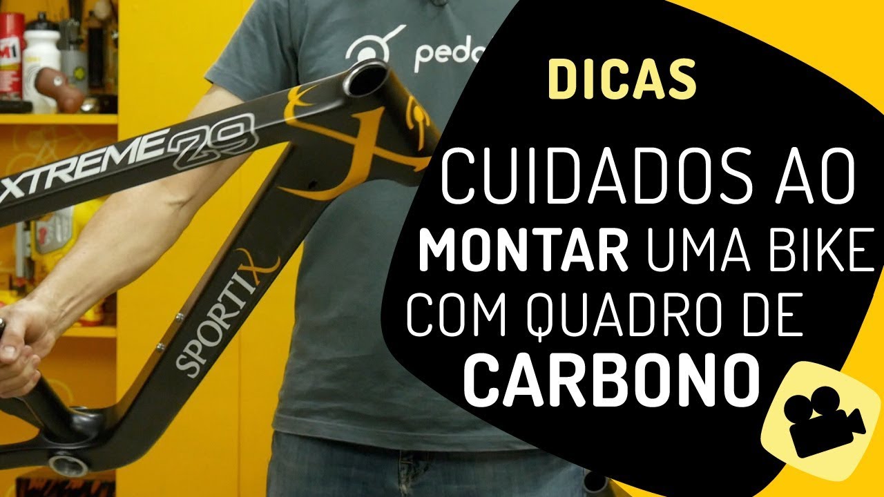 Cuidados ao montar uma bike de carbono. Pedaleria