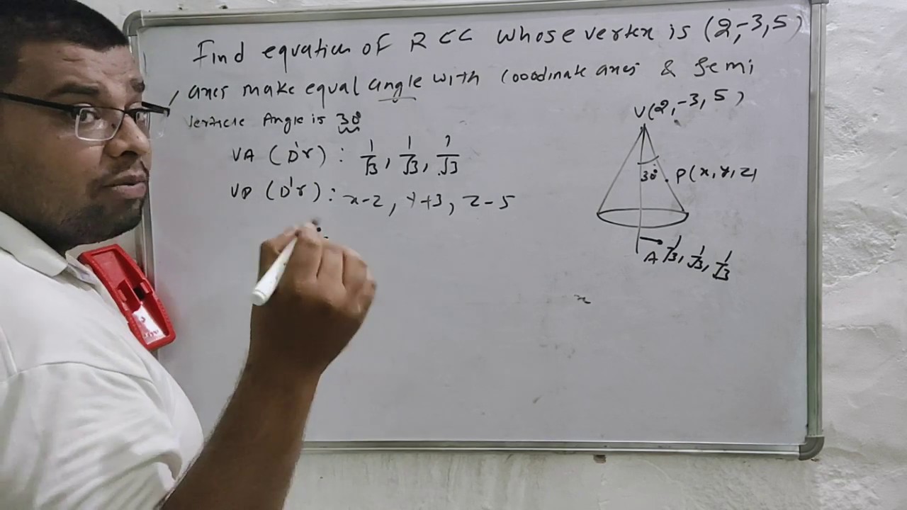 Cone Part 17/ Question on Right circular Cone