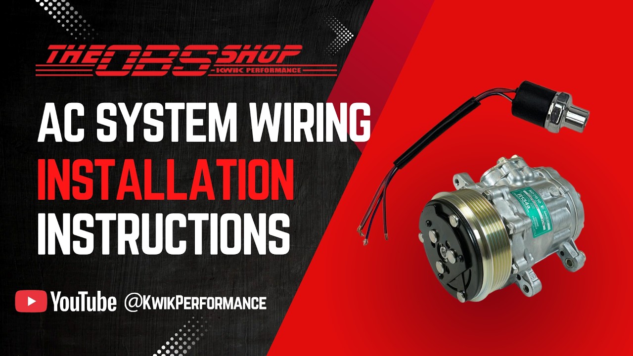 Kwik Performance AC System Trinary Switch Wiring Instructions