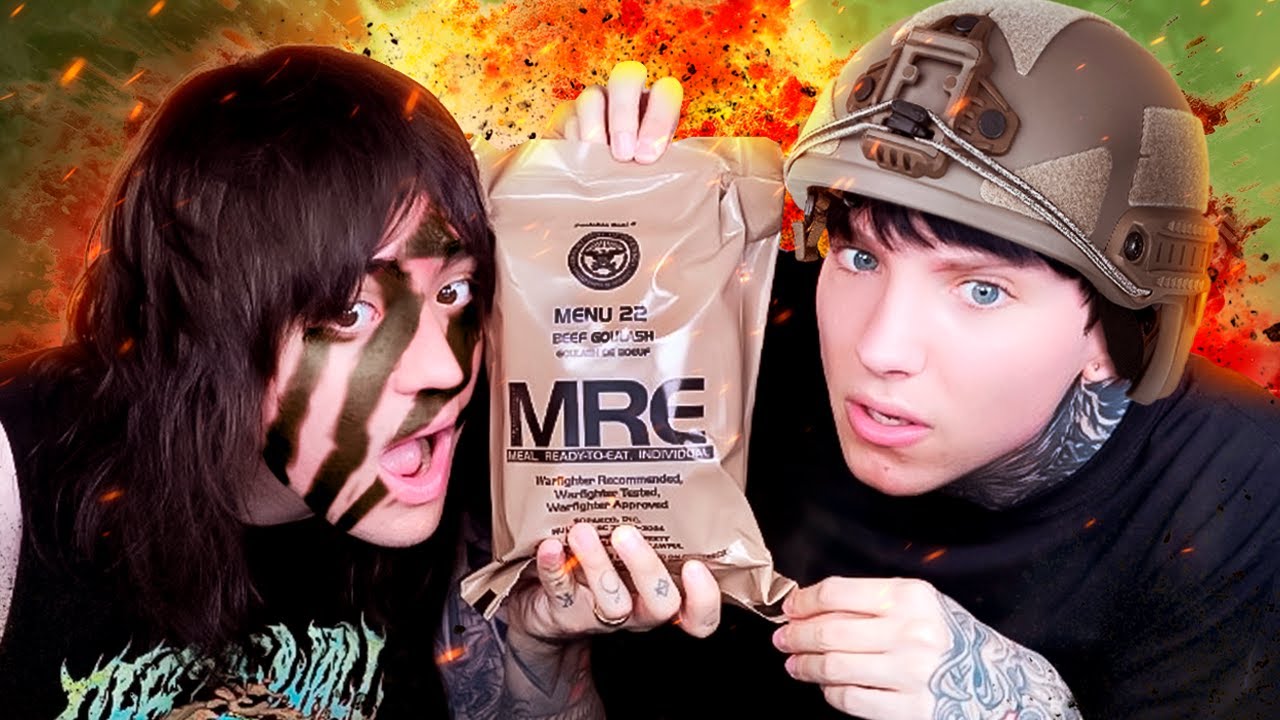 PROBANDO COMIDA MILITAR