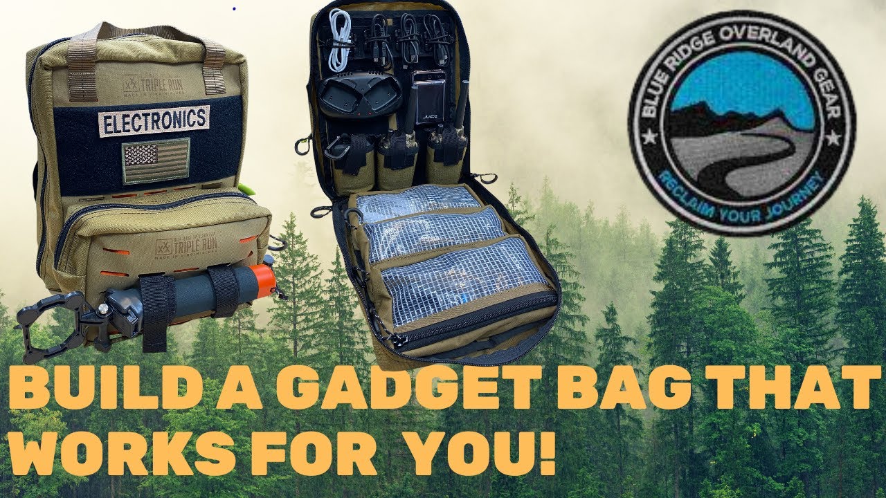 My Gadget / Electronics bag 💼  by Blue Ridge Overland Gear.  It Will Change Your Life!