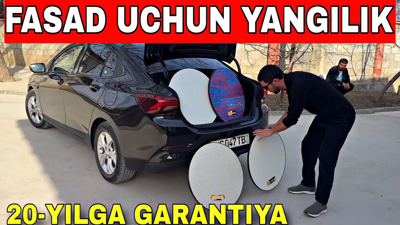 TASHQI FASAD UCHUN YANGILIK 20 YILGA GARANTIYA 1-KV 100.000 somda
