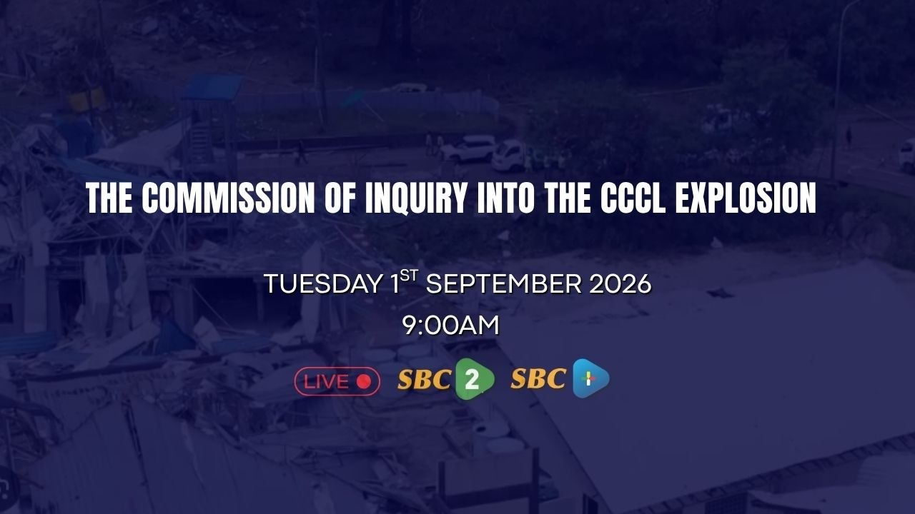 SBC LIVE | THE COMMISSION OF INQUIRY INTO THE CCCL EXPLOSION-01.09.2026