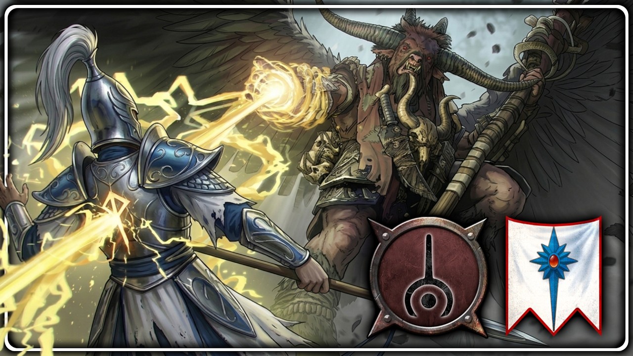 🐐El Rebaño Contra la Disciplina🐐 HOMBRES BESTIA (Malagor) vs ALTOS ELFOS (RANKED CONQUISTA) TWW3