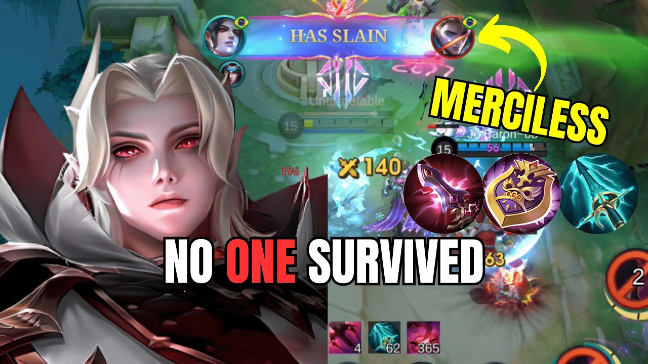 CECILION CARRIED WITHOUT MERCY!! Cecilion BUILD AND EMBLEM! ~ MLBB