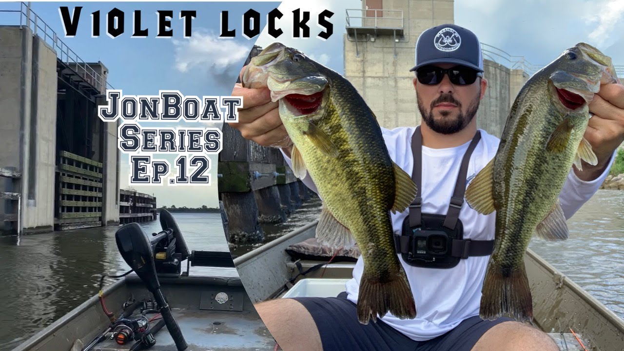 Bass Fishing the Violet Locks in Bayou Bienvenue (JonBoat Series Ep.12)