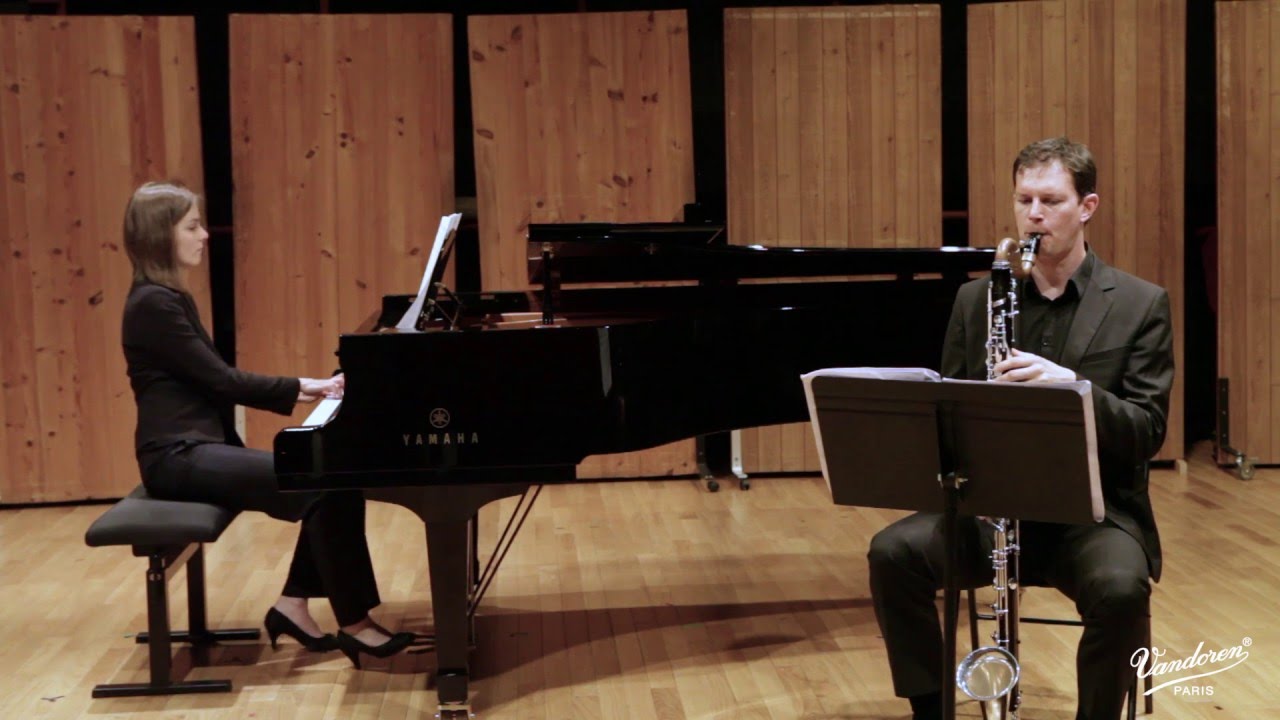 Marc Eychenne Sonata for bass clarinet & piano - 1st movement -