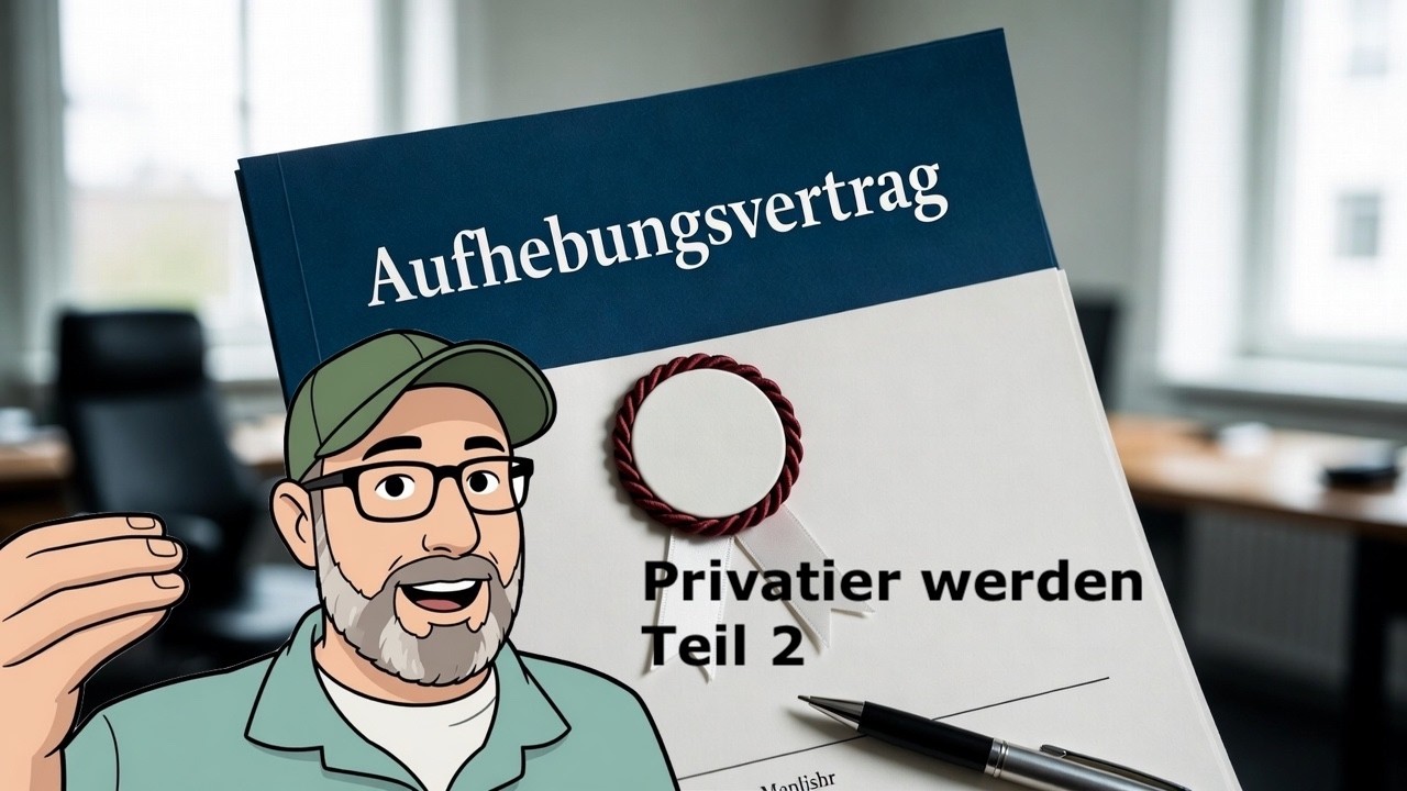 Teil 2: Privatier werden &ndash; So machst du mit Aufhebungsvertrag den Turbo-Start.