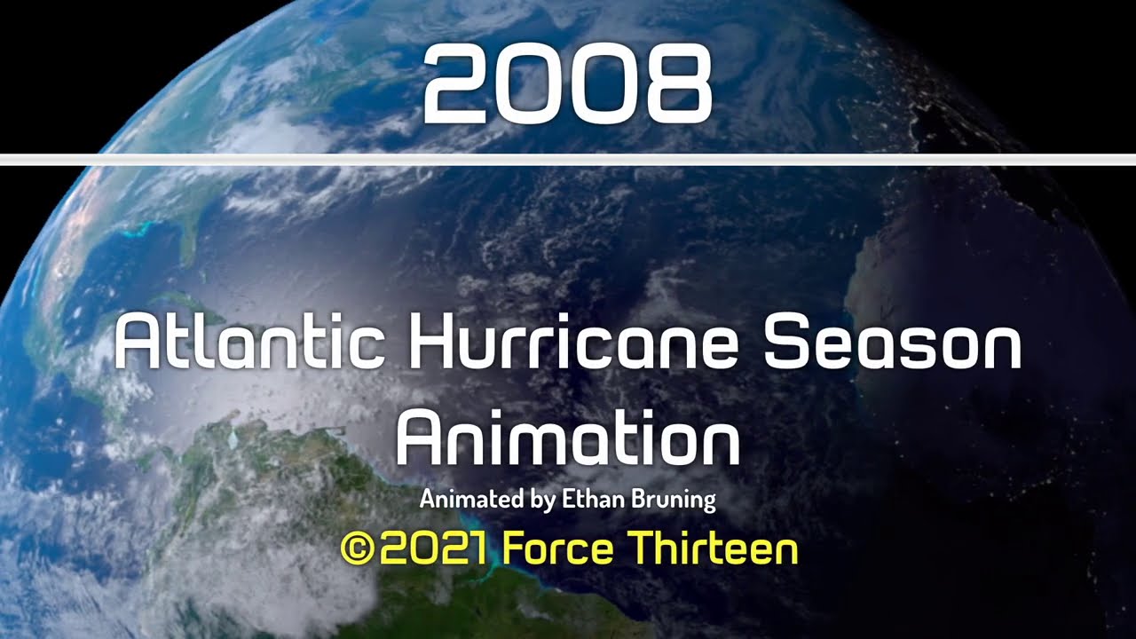 2008 Atlantic Hurricane Season Animation v3