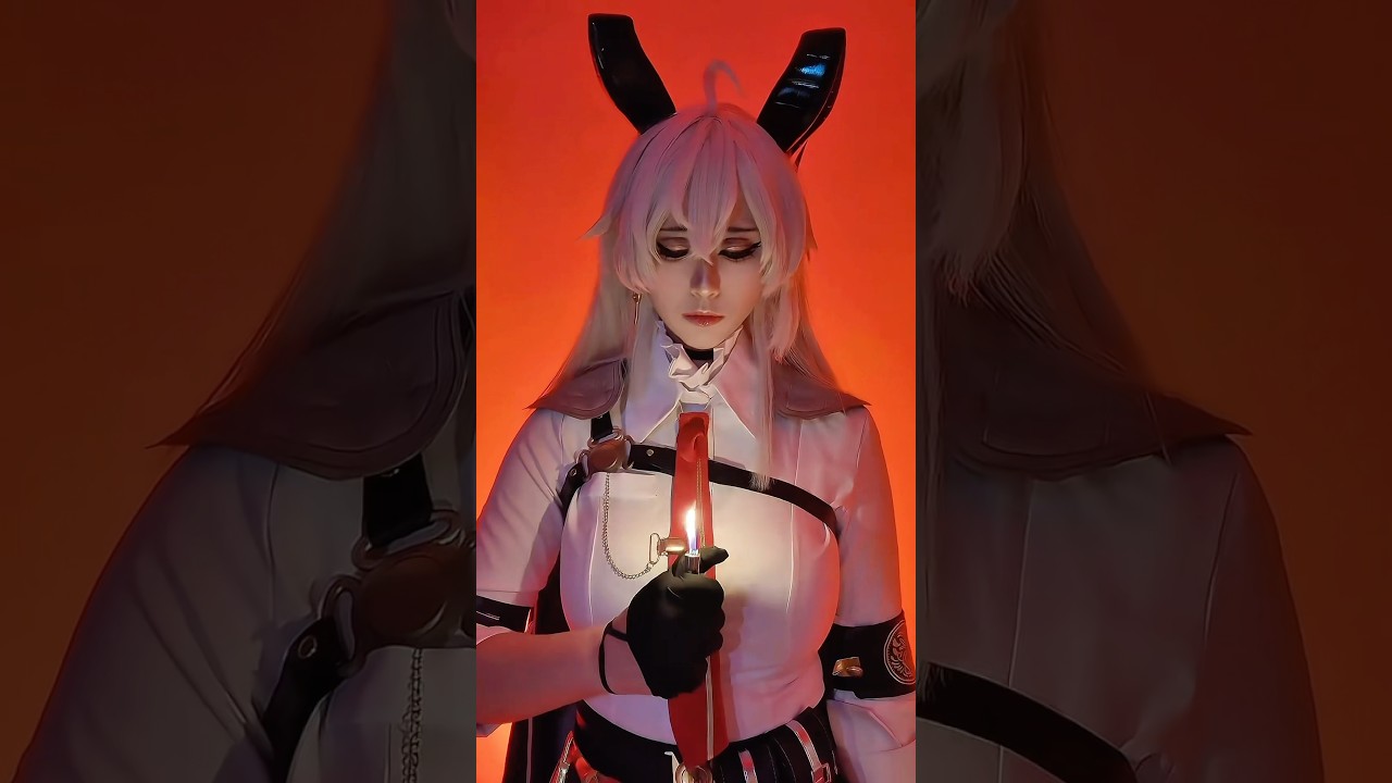 Trying that viral transition with Zani Wuthering Waves cosplay💥 #zani #cosplay #gaming #transition