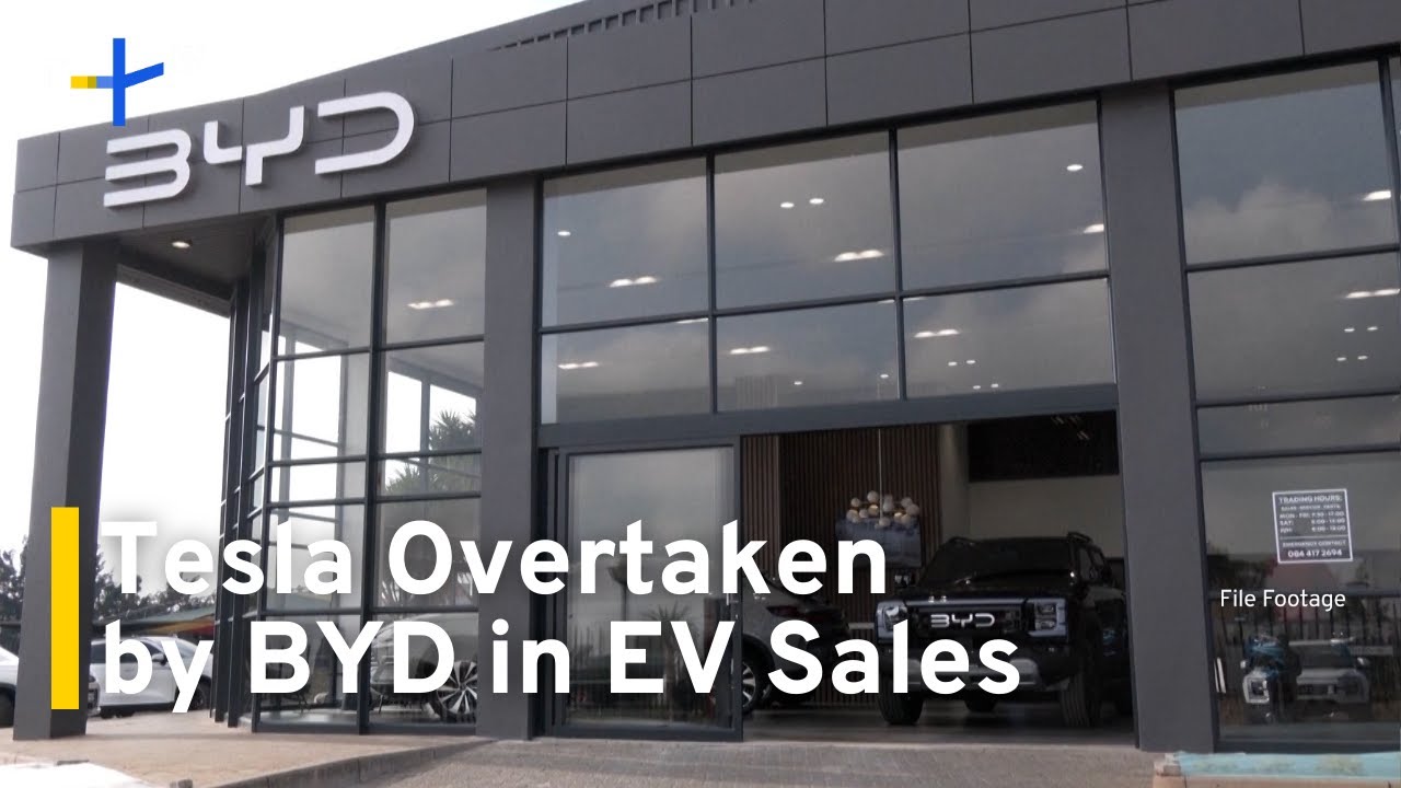 BYD Dethrones Tesla as World's Top EV Manufacturer｜TaiwanPlus News