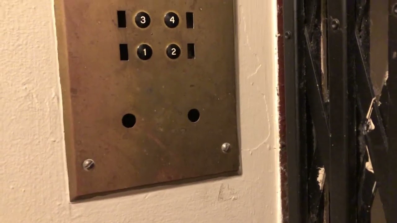Antique Otis Traction Single Speed Gated Elevator in Seattle, WA