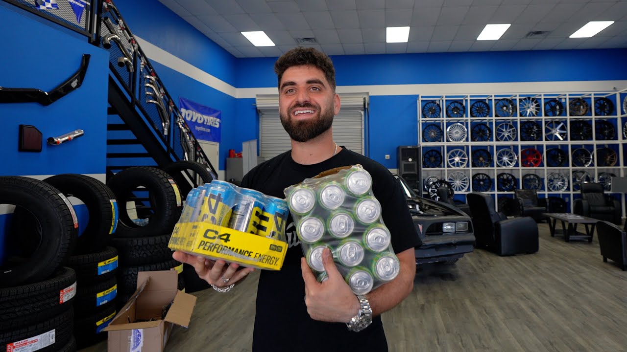 C4 Just Sent Us a BUNCH of Energy Drinks!