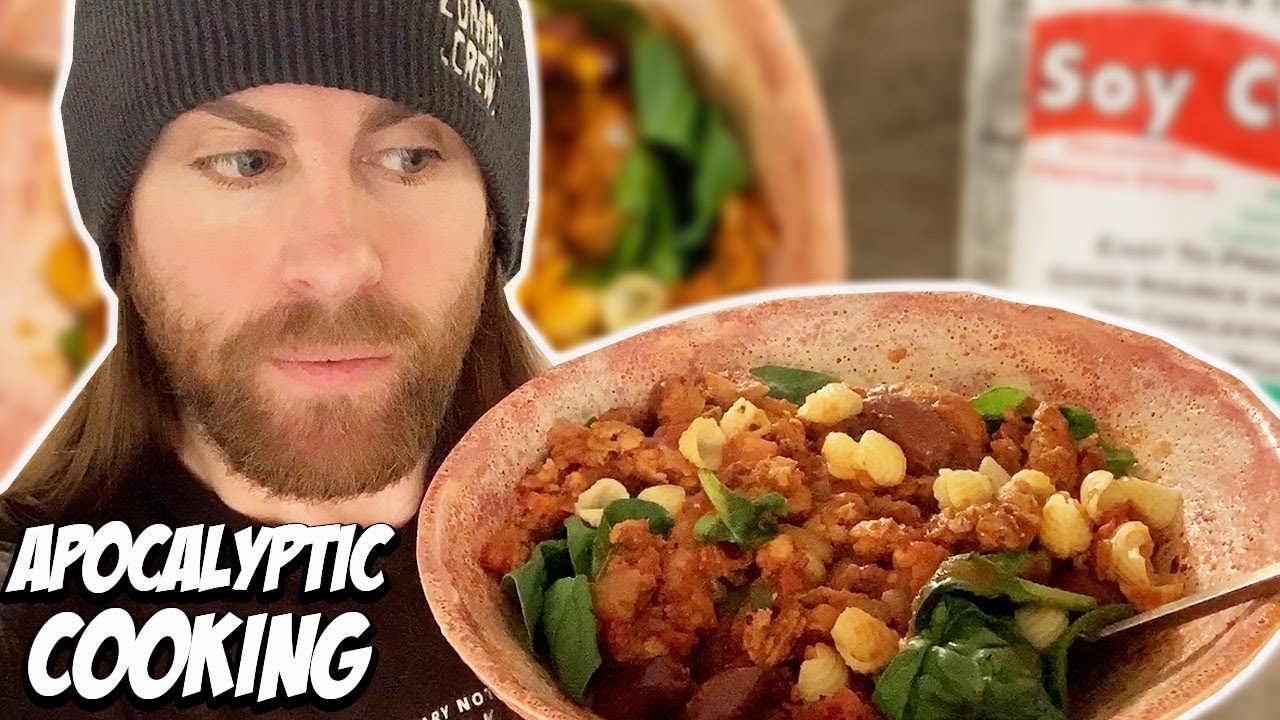 Cooking with Random Ingredients I Had in the Kitchen SOY CURLS