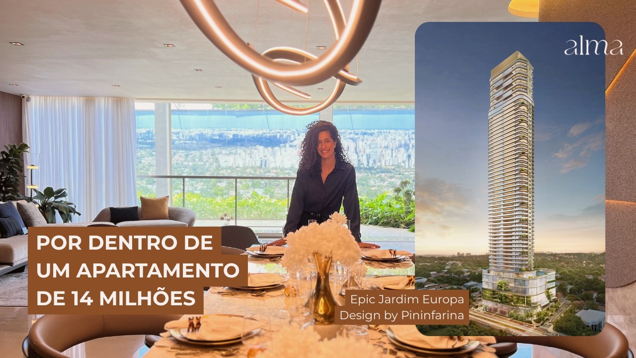 Epic Jardim Europa By Pininfarina | Apartamento de 379m² Decorado em Pinheiros