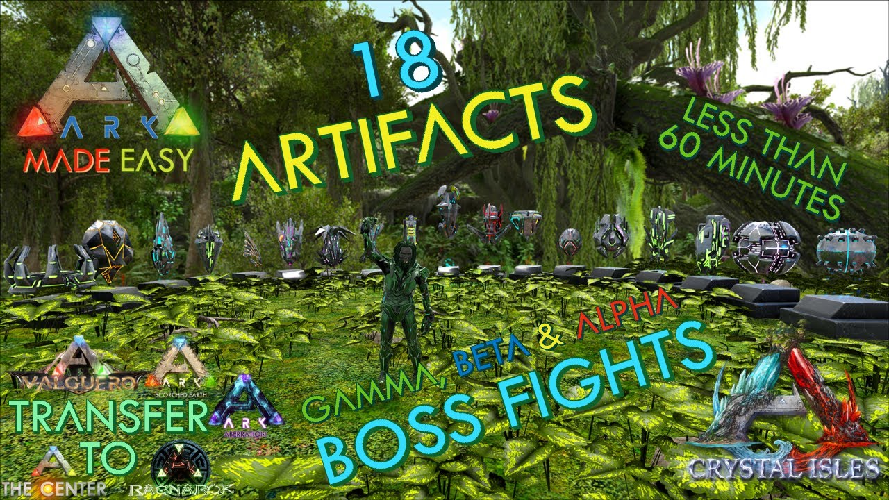 🆕 All 18 Artifact Locations | Crystal Isles | ARK: Made Easy