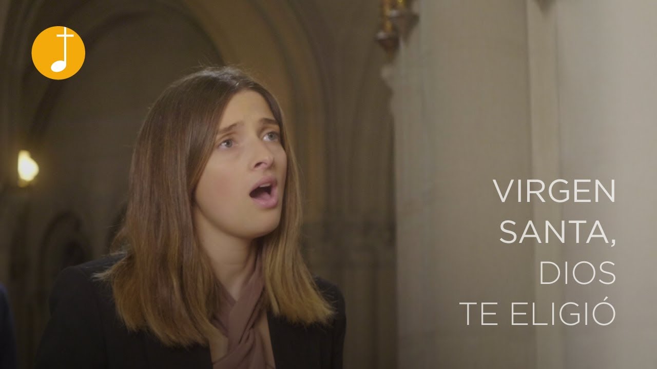 Virgen Santa, Dios te eligió | Música Católica | Canto a la Virgen María