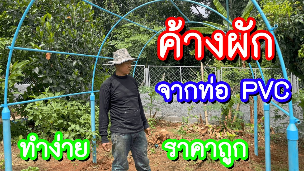 สอ เกษตรยุคใหม่ EP.5 / สอนทำค้างผักจากท่อ PVC /