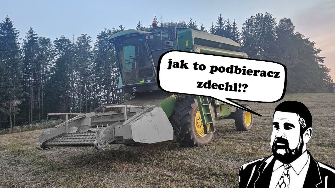 Żniwa 2023 -na tym polu podbieracz padł. Musieliśmy zrobić generalny remont!
