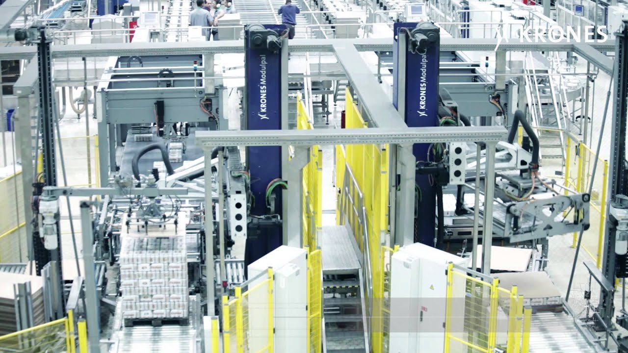 Krones Modulpal: Single-column palletising robot