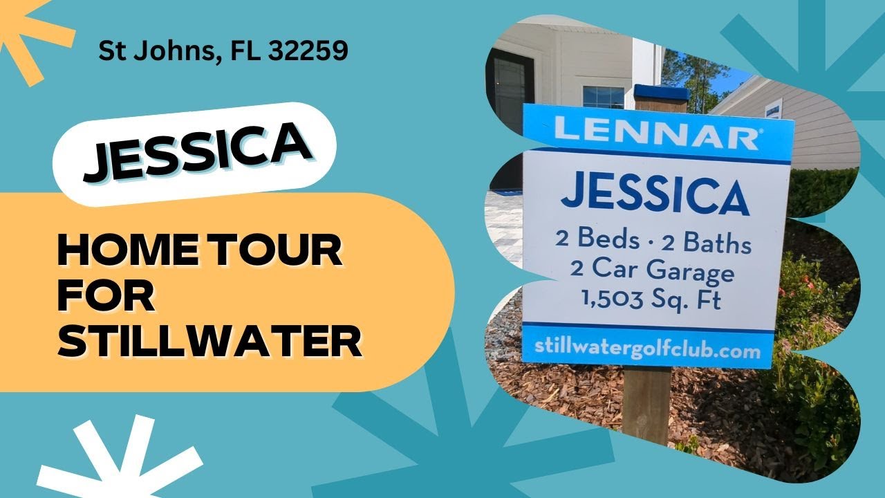 Jessica Model Home. Stillwater by Lennar. Active living in St. Johns, FL 32259. The Creech Crew