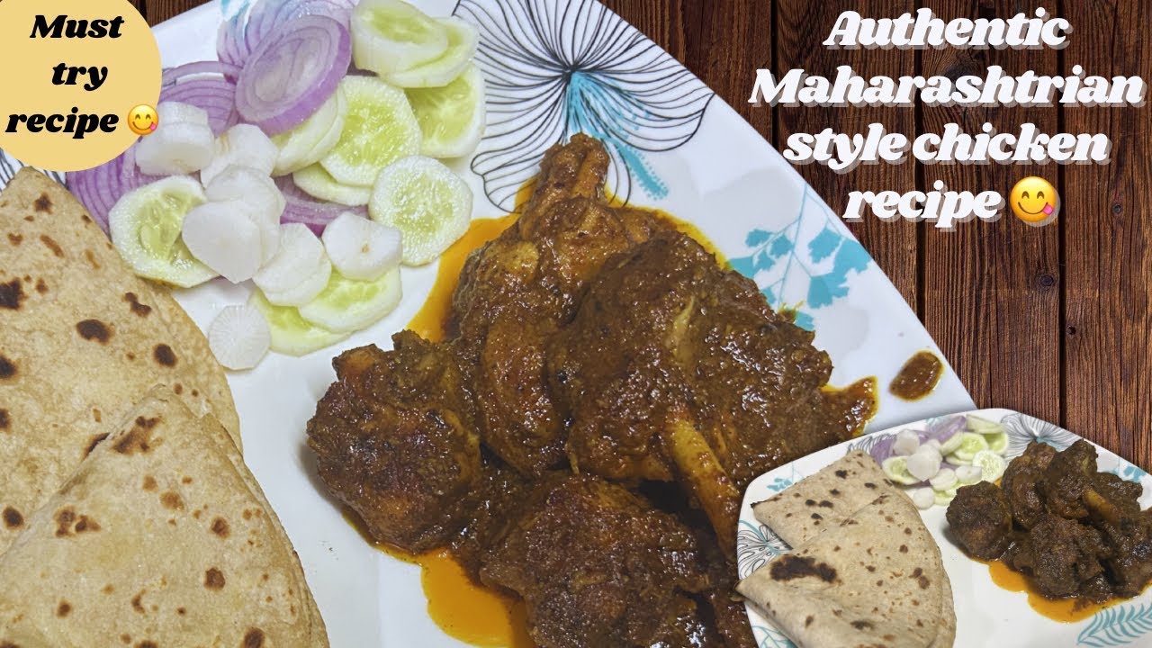 Authentic Maharashtrian style chicken recipe 😋| zanzanhit chicken curry recipe 😋🤤