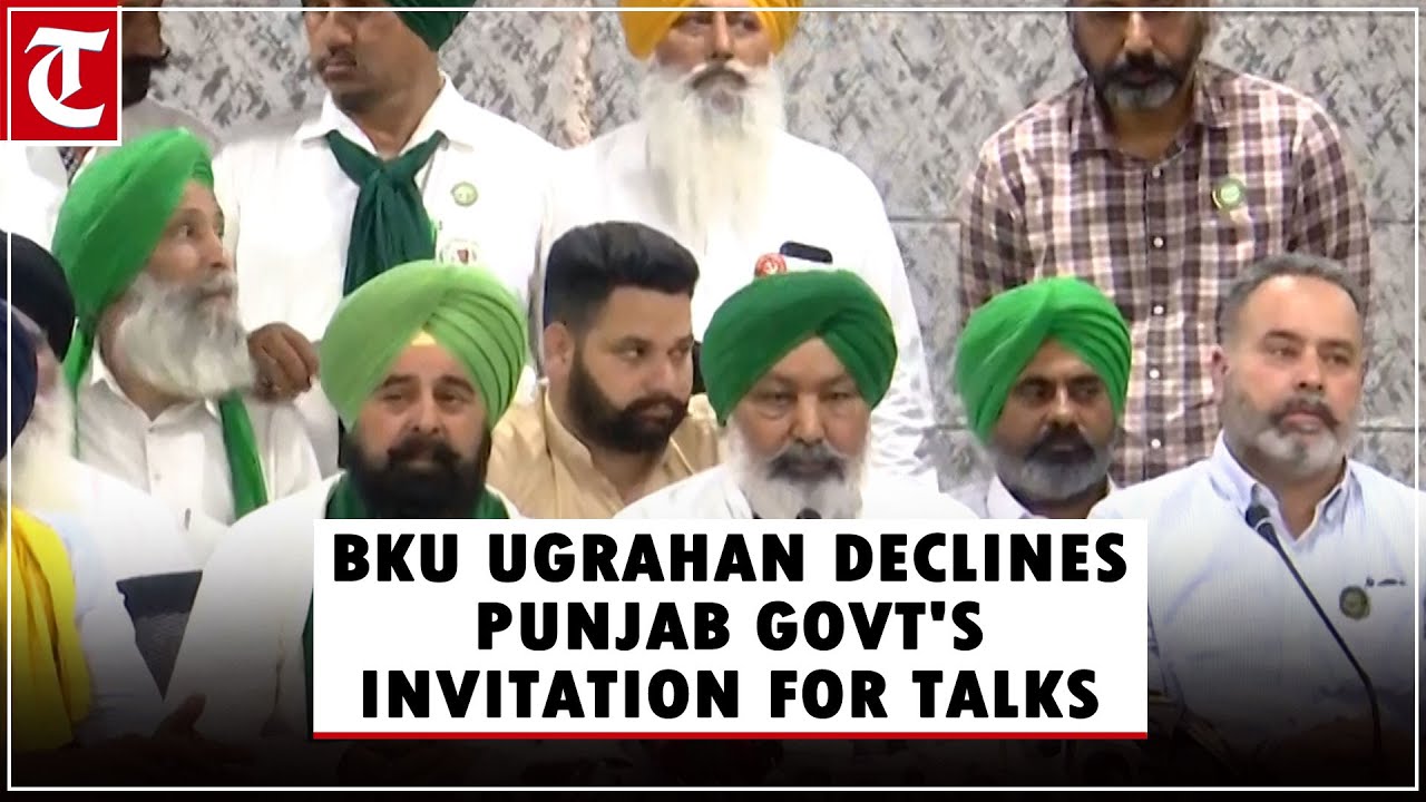 &lsquo;Conditions unfavourable&rsquo;: BKU Ugrahan declines Punjab Govt's invitation for talks today