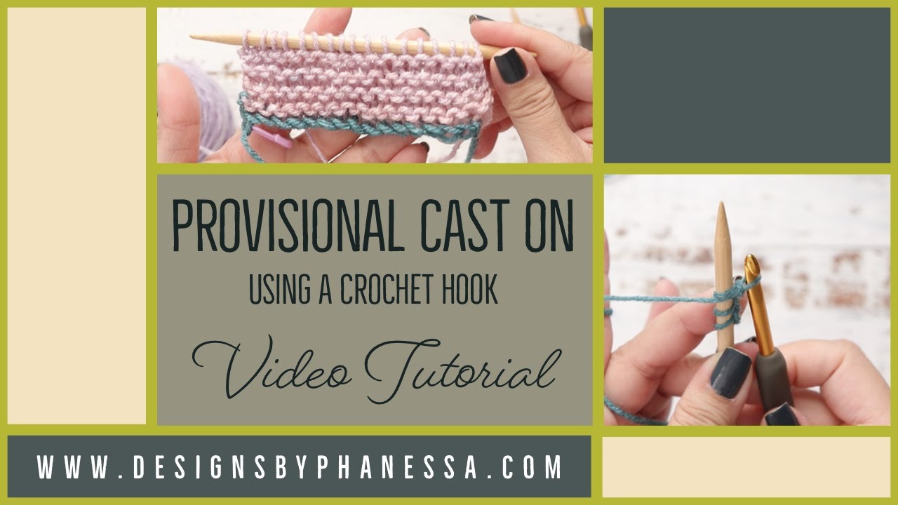 How to work Provisional Cast on with Crochet Hook