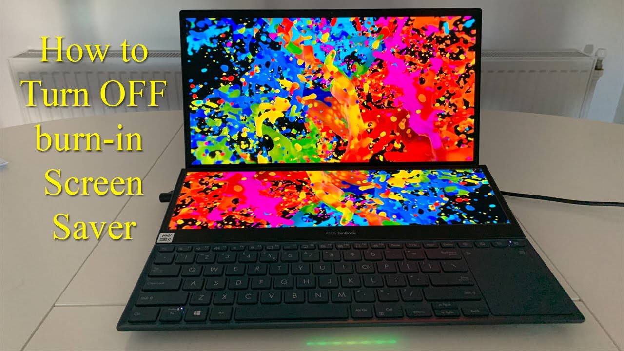 Заставка Asus ZenBook Pro Duo — как отключить/выключить, выгорание